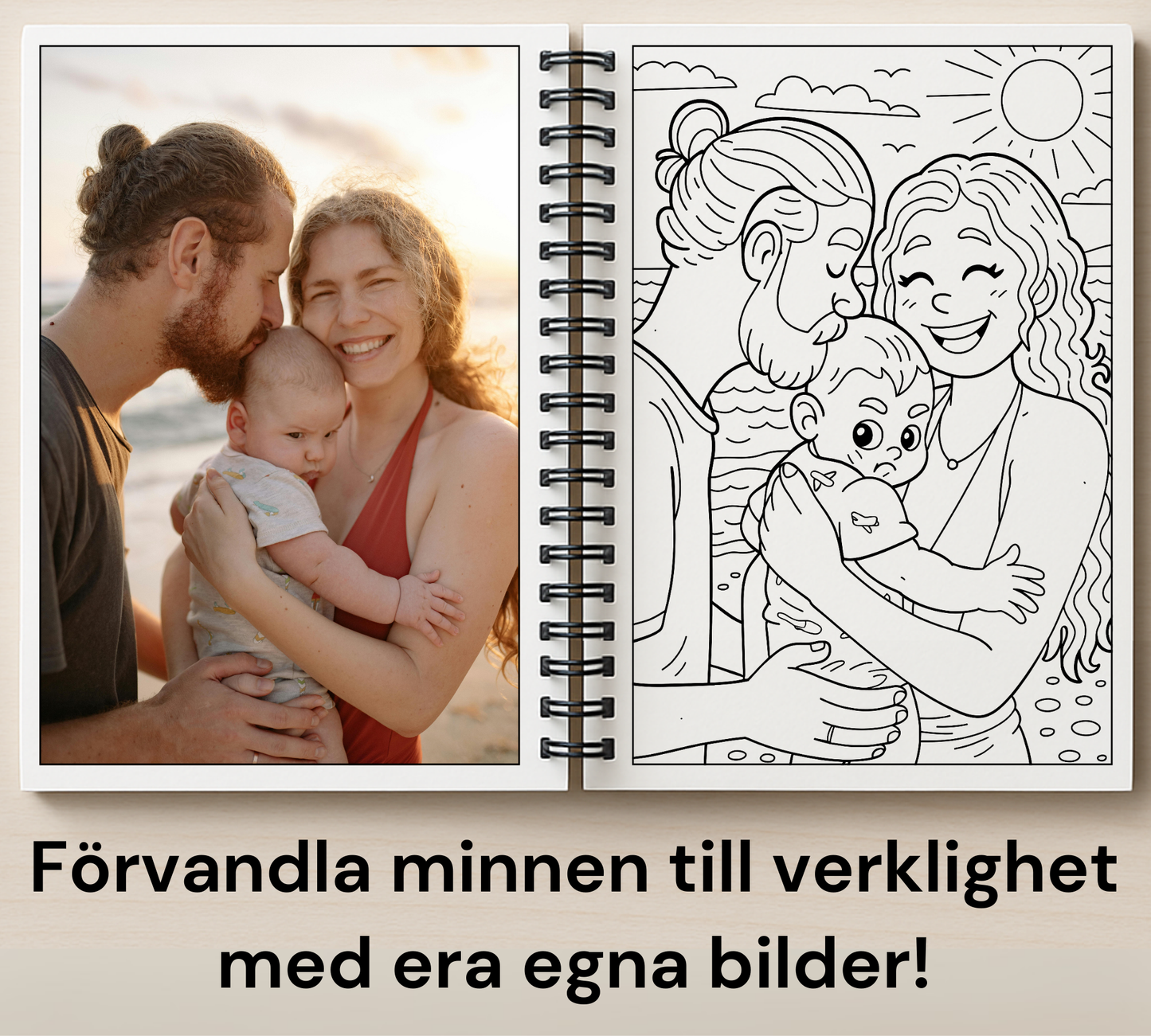 Ditt barns bilder – i deras egen målarbok