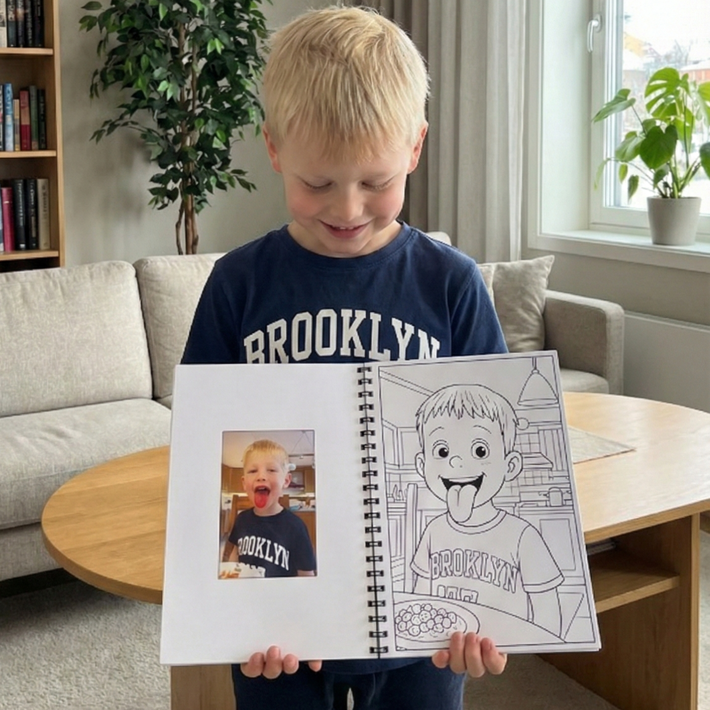 Ditt barns bilder – i deras egen målarbok
