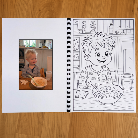Ditt barns bilder – i deras egen målarbok